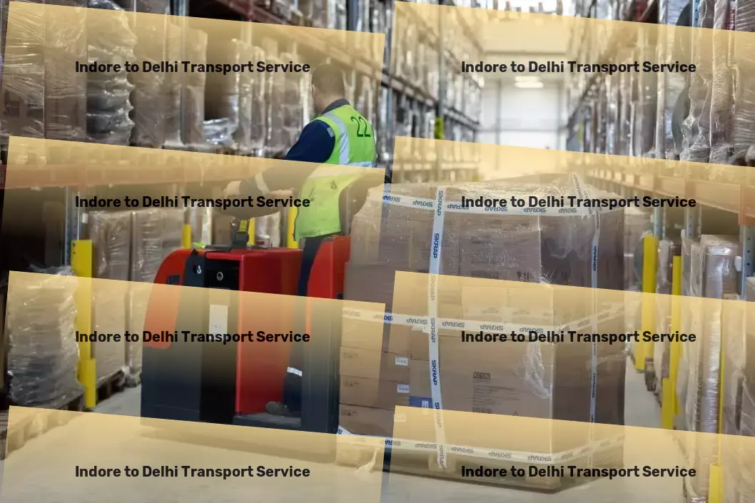 Indore to Delhi Part Load Transport Quick goods forwarding